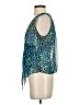 Bebe 100% Polyester Green Sleeveless Blouse Size XS - photo 5