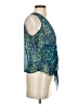 Bebe 100% Polyester Green Sleeveless Blouse Size XS - photo 4