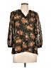Unbranded Brown 3/4 Sleeve Blouse Size L (estimated) - photo 1