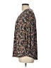 Vince Camuto Floral Black 3/4 Sleeve Blouse Size L - photo 5