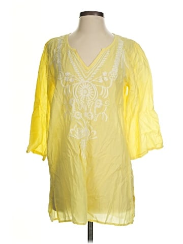 Mirror Image 3/4 Sleeve Blouse (view 1)
