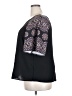 Emery Rose 100% Polyester Black Short Sleeve Top Size 2X - photo 5