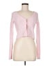 Happily Grey Pink Cardigan Size M - photo 1