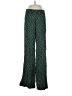 Blue Life 100% Rayon Polka Dots Green Casual Pants Size S - photo 1
