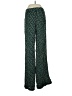 Blue Life 100% Rayon Polka Dots Green Casual Pants Size S - photo 2