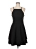 Francesca's Solid Black Cocktail Dress Size M - photo 1