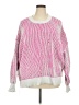Unbranded 100% Polyester Color Block Pink Pullover Sweater Size XXL - photo 1