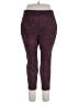 Lane Bryant Paisley Burgundy Active Pants Size 14 (petite) - photo 1