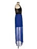Paper Dolls 100% Polyester Color Block Blue Cocktail Dress Size M - photo 4