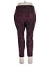 Lane Bryant Paisley Burgundy Active Pants Size 14 (petite) - photo 2