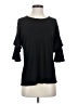 Kim & Cami Black 3/4 Sleeve Top Size S - photo 1