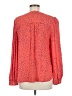 Gap 100% Modal Polka Dots Orange Long Sleeve Blouse Size M - photo 2