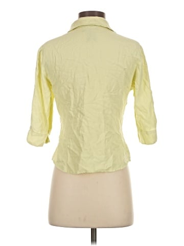 City Silk 3/4 Sleeve Button-Down Shirt (view 2)
