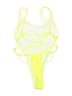 Unbranded Solid Yellow One Piece Swimsuit Size XS (estimated) - photo 2
