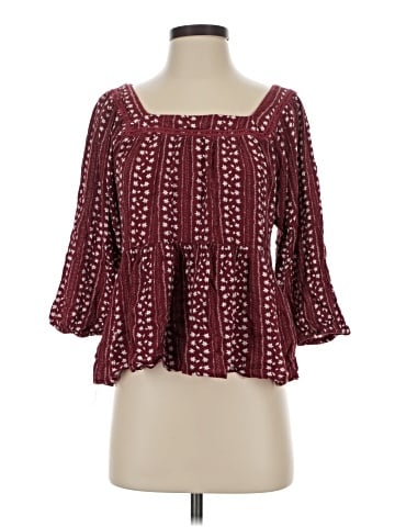 Blue Rain 3/4 Sleeve Blouse (view 1)