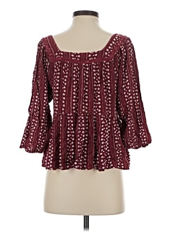 Blue Rain 3/4 Sleeve Blouse (view 2)