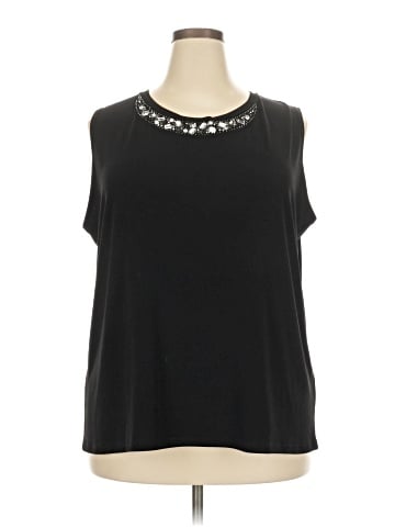 Evan Picone Sleeveless Blouse (view 1)