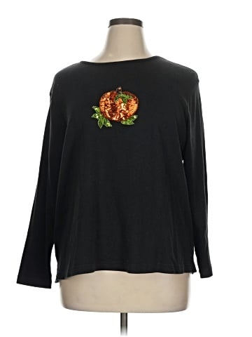 Quacker Factory Long Sleeve T-Shirt (view 1)