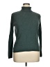 Talbots Outlet 100% Cotton Teal Turtleneck Sweater Size 0X - photo 1