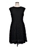 Wisp 100% Polyester Black Cocktail Dress Size 14 - photo 1