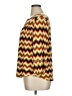 Ruby Rd. Chevron-herringbone Gold 3/4 Sleeve Blouse Size XL - photo 5