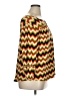 Ruby Rd. Chevron-herringbone Gold 3/4 Sleeve Blouse Size XL - photo 4