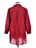 Colleen Lopez Stars Red 3/4 Sleeve Button-Down Shirt Size XL - photo 2