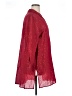 Colleen Lopez Stars Red 3/4 Sleeve Button-Down Shirt Size XL - photo 4