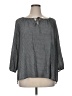 Fred David Gray 3/4 Sleeve Blouse Size 1X - photo 1