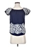 Allison Joy Blue Short Sleeve Blouse Size XS - photo 1