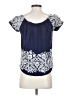 Allison Joy Blue Short Sleeve Blouse Size XS - photo 2