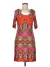 Studio 1 Paisley Orange Casual Dress Size 8 - photo 1