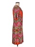 Studio 1 Paisley Orange Casual Dress Size 8 - photo 4