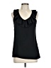 Assorted Brands 100% Polyester Black Sleeveless Top Size L - photo 1
