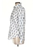 Talbots 100% Cotton Print White Long Sleeve Blouse Size XS - photo 5