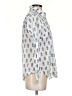 Talbots 100% Cotton Print White Long Sleeve Blouse Size XS - photo 4