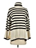 Unbranded Stripes Ivory Turtleneck Sweater Size S - photo 1
