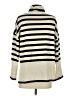 Unbranded Stripes Ivory Turtleneck Sweater Size S - photo 2