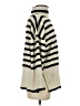 Unbranded Stripes Ivory Turtleneck Sweater Size S - photo 4