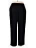 Vision U.S.A. 100% Polyester Solid Black Casual Pants Size 2X - photo 2