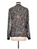 Jordan Gray Long Sleeve Blouse Size M - photo 2
