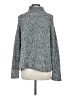 Old Navy Tweed Gray Turtleneck Sweater Size M - photo 2