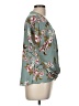 Beacon 100% Polyester Teal Short Sleeve Blouse Size M - photo 4