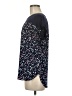 Just Be... 100% Polyester Floral Black Short Sleeve T-Shirt Size M - photo 5
