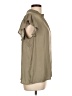 ee:some 100% Polyester Tan Short Sleeve Blouse Size L - photo 4