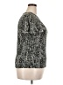 Nine West Silver Short Sleeve Top Size XXL - photo 4