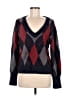 Evereve Argyle Blue Pullover Sweater Size M - photo 1