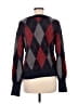 Evereve Argyle Blue Pullover Sweater Size M - photo 2