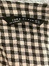 Zara Houndstooth Gray 3/4 Sleeve Button-Down Shirt Size XL - photo 7