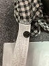 Zara Houndstooth Gray 3/4 Sleeve Button-Down Shirt Size XL - photo 8